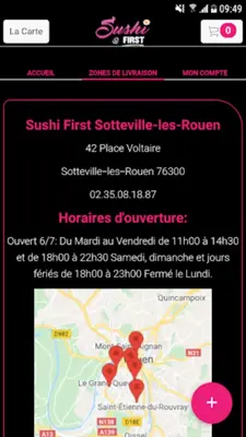 Sushi First Sotteville-les-Rouen android App screenshot 1